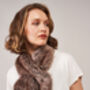 Tiptop Scarf. Luxury Faux Fur Made In England, thumbnail 3 of 8
