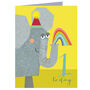 Mini Elephant 1st Birthday Card, thumbnail 2 of 5