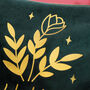 Personalised Floral Velvet Make Up Bag Gift For Her, thumbnail 2 of 4