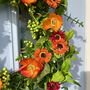 Large Summer Floral Wreath, thumbnail 6 of 8