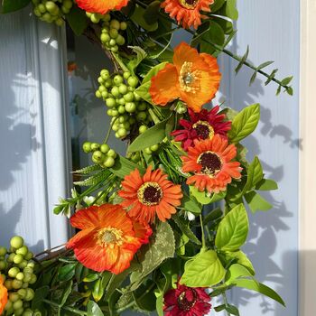 Large Summer Floral Wreath, 6 of 8