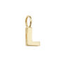 Yellow Gold Initial Pendant, thumbnail 12 of 12