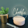 Personalised Mini Desk Lamp With Name, thumbnail 2 of 4