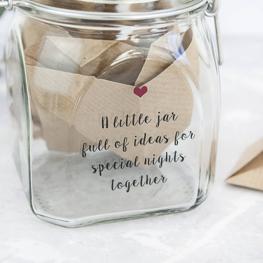 Personalised Date Night Ideas Jar By Jonny s Sister 