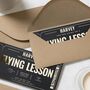 Flying Lesson Gift Voucher Gold Foil Personalised, thumbnail 7 of 9