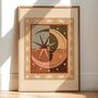 ‘Celestial Moon’, Bohemian Tarot Lune Art Print, Lunar Zodiac Poster, thumbnail 1 of 3