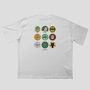Celtic Football Beer Mats Oversized T Shirt, thumbnail 2 of 10