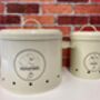 Cream Metal Potato Storage Tin – 21cm, thumbnail 2 of 9
