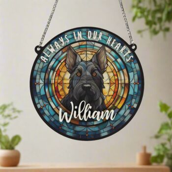 Scottish Terrier Memorial Suncatcher, 5 of 6