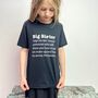 Big Sister And Little Sister Definition T Shirt Set, thumbnail 2 of 8