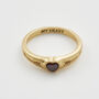 My Heart Gold Signet Ring, thumbnail 4 of 7