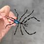 Handcrafted Beaded Spider Hair Pin – Halloween Accessory, thumbnail 3 of 8