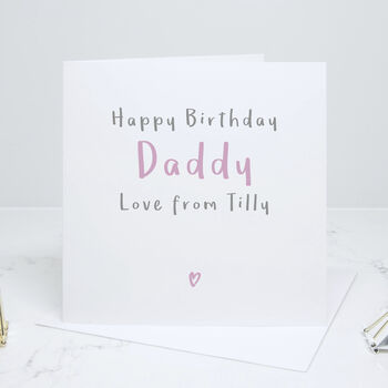 Daddy Personalised Birthday Card, 3 of 5