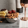 Solid Copper Snack Bowl, Silver Colored Copper, thumbnail 5 of 6