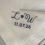 Personalised Embroidered Linen Or Cotton Napkin, thumbnail 2 of 2