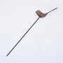 Recycled Metal Bird Garden Stake Decoration, thumbnail 7 of 9