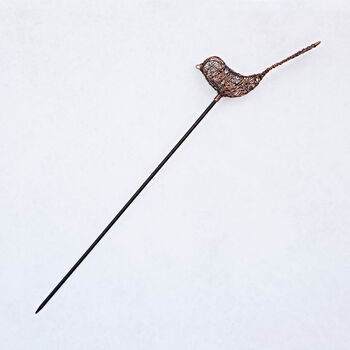 Recycled Metal Bird Garden Stake Decoration, 7 of 9