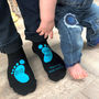 Dancing On Daddy's Feet Personalised Socks, thumbnail 3 of 5