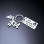 Best Daddy In The World Personalised Keyring, thumbnail 3 of 6