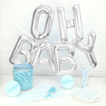 'Oh Baby' Baby Shower Balloon Decoration, 2 of 4