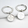 Luxury 60th Birthday Silver Sixpence Keyring, thumbnail 9 of 9