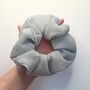 Oversized Silver Sparkle Scrunchie, thumbnail 4 of 6