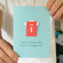 Personalised Football Father's Day Origami Card, thumbnail 3 of 4