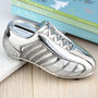 Personalised Silver Plated Football Boot Money Box, thumbnail 1 of 4