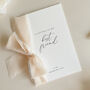 Luxury 'Letter To My Best Friend On My Wedding Day' Card, Elegant Calligraphy Design, thumbnail 4 of 11