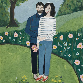 Bespoke Couple Or Family Portrait, 3 of 4