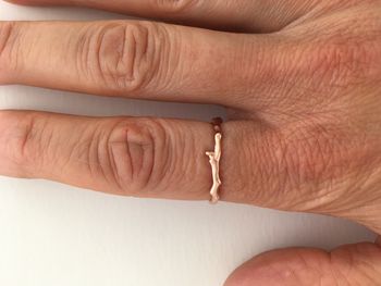 Twig Stacking Ring Or Wedding Ring In Nine Carat Gold, 3 of 7