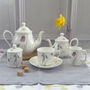 Bee And Spring Flowers Bone China Afternoon Teaset, thumbnail 1 of 10