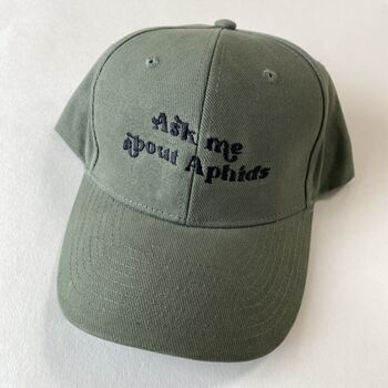 Ask Me About… Slogan Personalised Cap, 5 of 11
