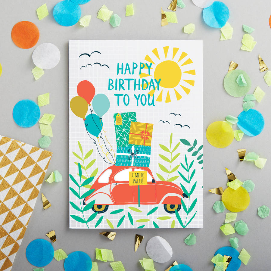 childrens birthday card by jessica hogarth