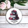 Personalised Gothic Cake Love Decoration, thumbnail 1 of 2