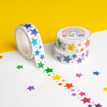 Colourful Stars Washi Tape, 2 of 4