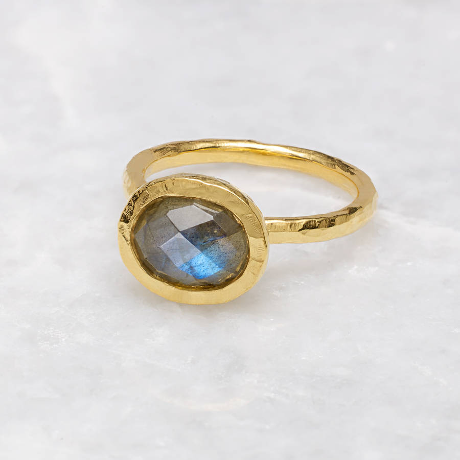 Semi Precious Gemstone Stack Ring By Sharon Mills London ...