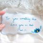 Personalised Embroidered Handwriting Wedding Dress Patch, thumbnail 1 of 7