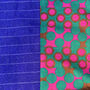 Vintage Ikea Bag Pink/Green 70s Fabric, thumbnail 7 of 8