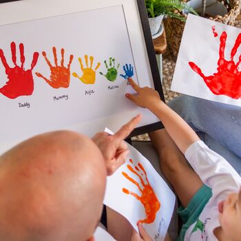 Family Handprint Frame, 3 of 6