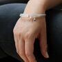 Triple Silver Plated Bangle Set With Star Charms, thumbnail 3 of 3