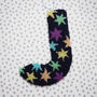 Navy Blue And Multi Colour Star Decorative Letter, thumbnail 2 of 6
