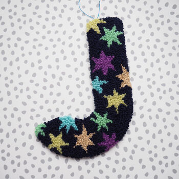Navy Blue And Multi Colour Star Decorative Letter, 2 of 6