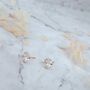 Gold Plated Stud Earrings Sizes 5mm Or 8mm, thumbnail 2 of 3