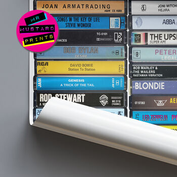 50th Birthday Print Music From 1976 Personalised, 3 of 8