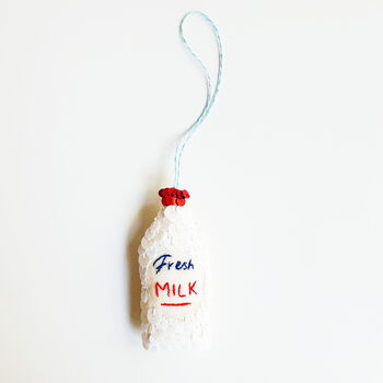 Milk Bottle Sequin Hanging Decoration, 3 of 4