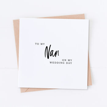 Granny Wedding Bridal Card, 5 of 7