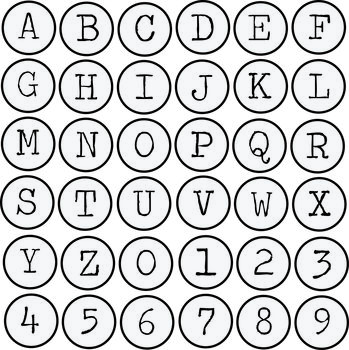 Typewriter Style Letter Initial Alphabet Coat Hooks, 2 of 3