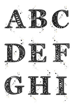Alphabet Initial Print, 9 of 11