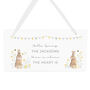 Personalised Spring Bunny Wooden Sign, thumbnail 5 of 5